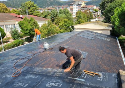 Körfez Belediyesi Öğretmenevi Çatı Yapımı İşi